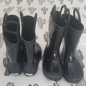 Twins/Two Pairs Toddler Rain Boots Sz 7
